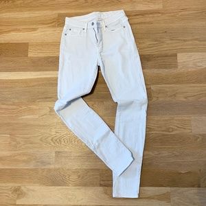 7 for all Mankind "The Skinny" Jeans | Clean White